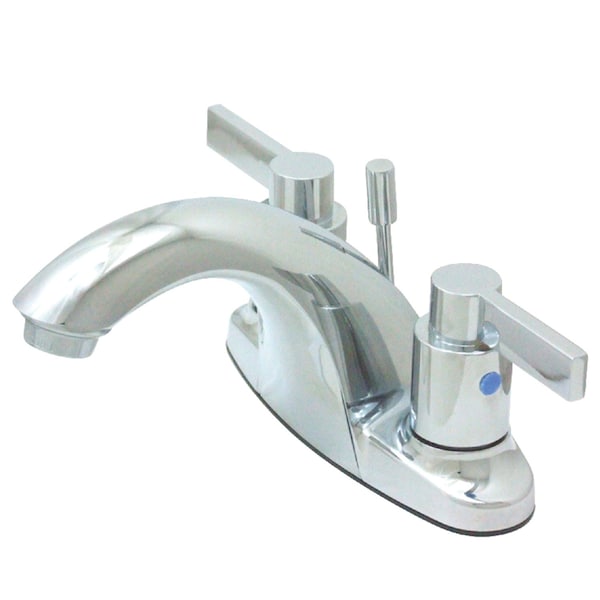 KB8641NDL 4" Centerset Bathroom Faucet, Polished Chrome